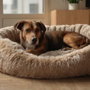 Leonardo_Kino_XL_Senior_Visla_dog_resting_comfortably_in_an_or_2
